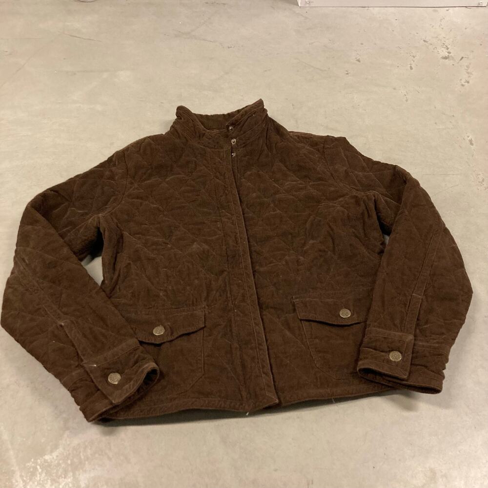 Y2K Eddie Bauer quilted field jacket